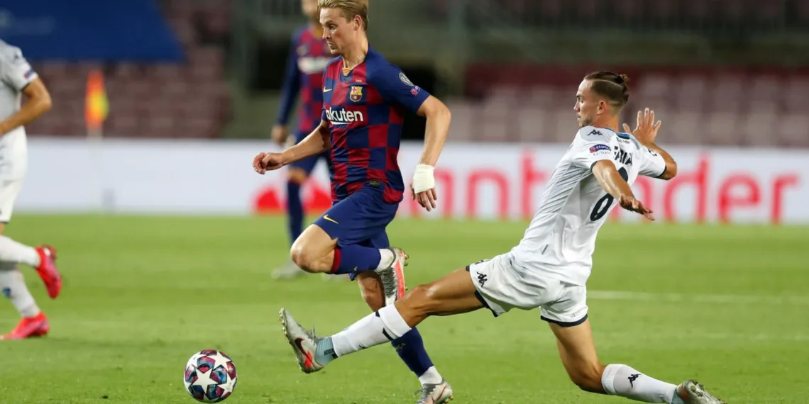 Here's why Frenkie de Jong had his hand bandaged in the match against Napoli