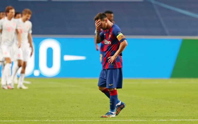 Quique Setién admits the game against Bayern to be a very tough defeat & his future is at stake