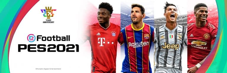 Ronaldo and Messi feature together for the first time in PES 21 cover