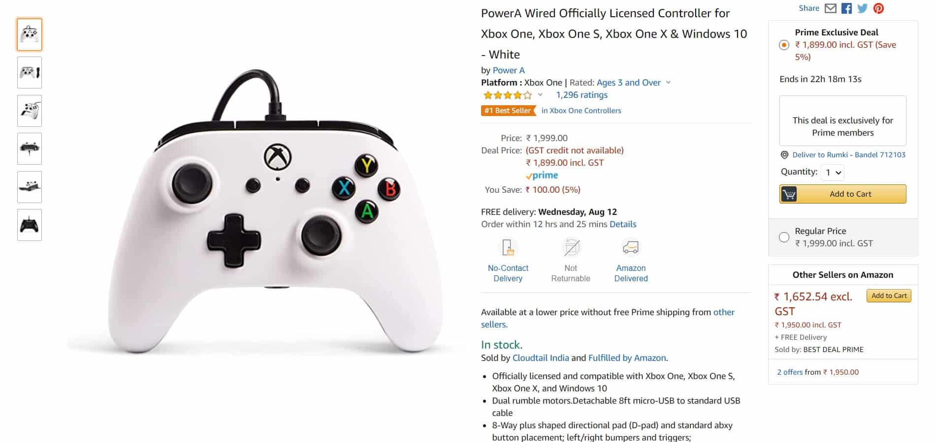 power a Power A bestselling gamepad controllers on Amazon Prime Day