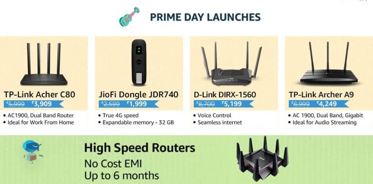 Here are the latest Wi-Fi Router launches on Amazon Prime Day