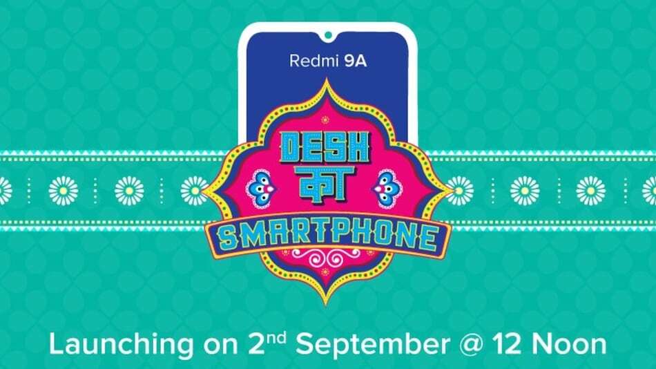 Redmi 9A India is ready to launch on September 2
