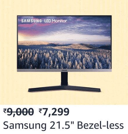 samsung 21.5 Best-selling blockbuster deals on Monitors in Amazon Freedom Sale