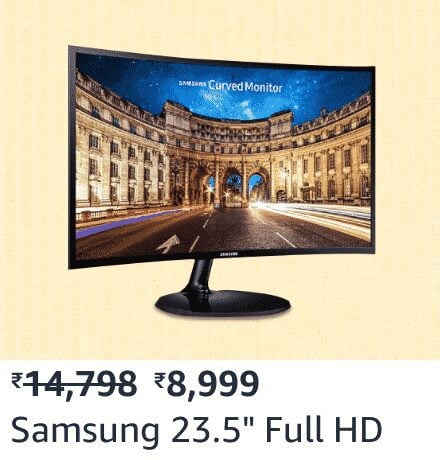 samsung 23.5 Best-selling blockbuster deals on Monitors in Amazon Freedom Sale
