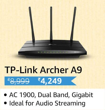tp link archer a9 Here are the latest Wi-Fi Router launches on Amazon Prime Day