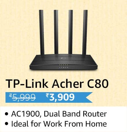 tp link archer c80 Here are the latest Wi-Fi Router launches on Amazon Prime Day