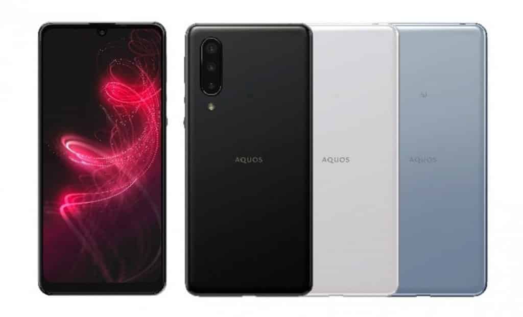 1 2 Sharp unpacks four new smartphones, two of them supports 5G