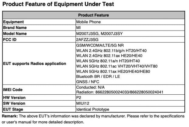10t1 Xiaomi Mi 10T Pro appeared in FCC and Indian BIS Certification ahead of launch