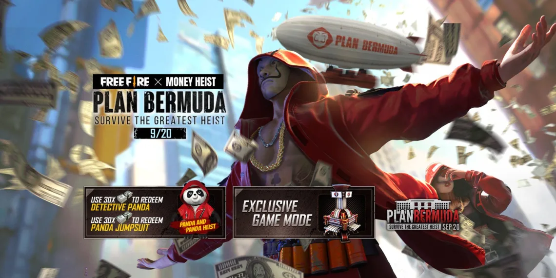 All about Garena's “Free Fire x Money Heist” Event