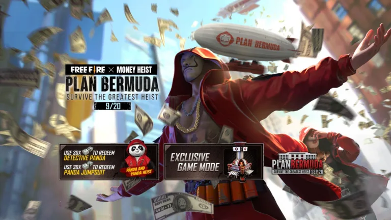 All about Garena's “Free Fire x Money Heist” Event