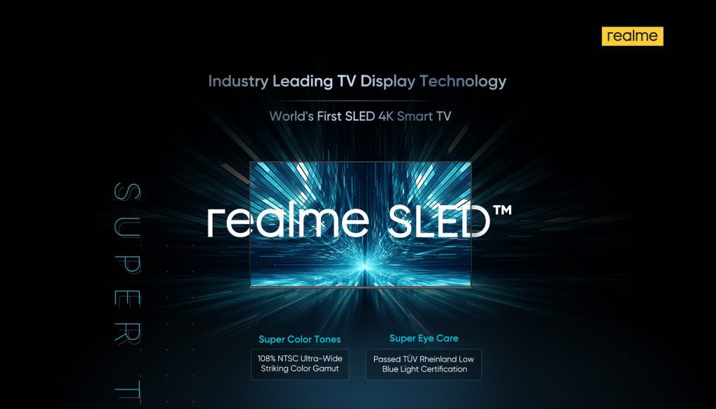 1600998711762 Realme launches world's first SLED 4K Smart TV
