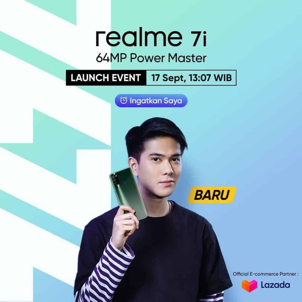 17i Realme 7i confirmed with 64MP quad-camera and two colour variants