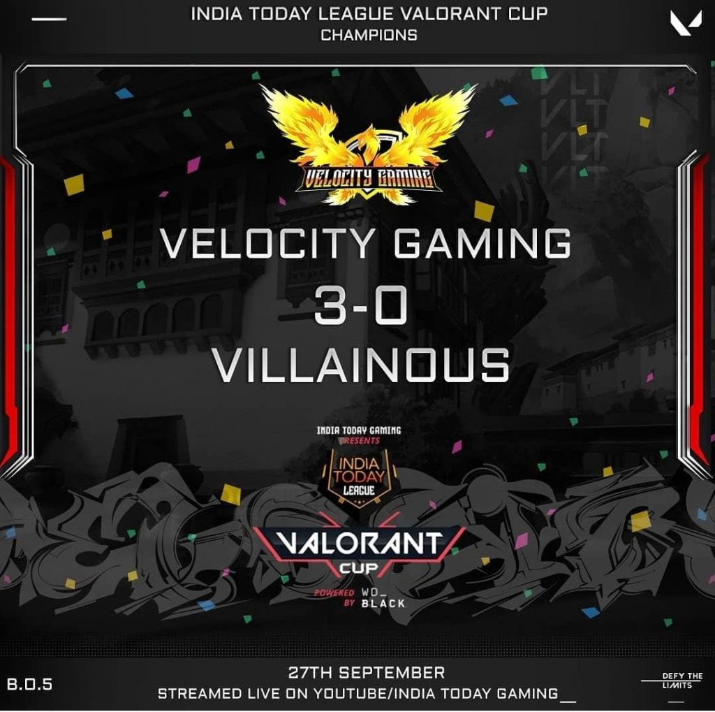 23394427 ee6d 40ac adae 1adba7fd12ee Velocity Gaming becomes the first Valorant team to represent India in Singapore