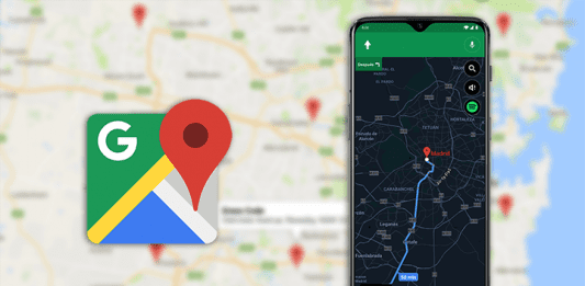 Google Maps starts receiving Dark Mode