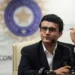 Former cricketer Sourav Ganguly, newly-elected president of the Board of Control for Cricket in India (BCCI), speaks during a press conference at the BCCI headquarters in Mumbai on October 23, 2019. - Former captain Sourav Ganguly was unanimously elected on October 23 as president of India's troubled cricket board, the sport's most powerful body. (Photo by Punit PARANJPE / AFP) (Photo by PUNIT PARANJPE/AFP via Getty Images)