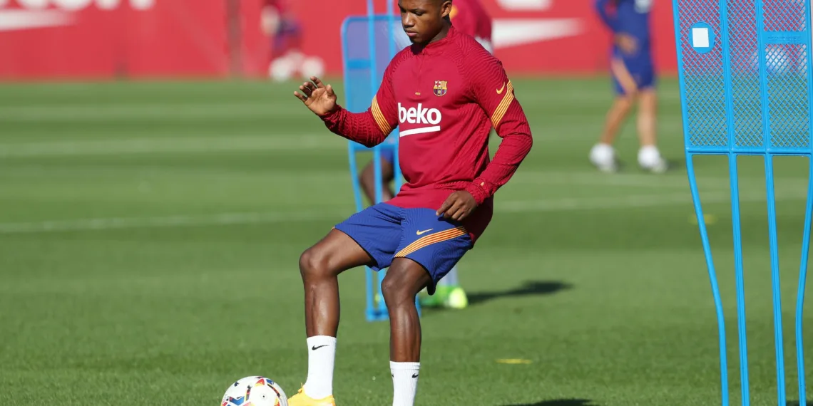 Ansu Fati suffers injury before the friendly against Nàstic