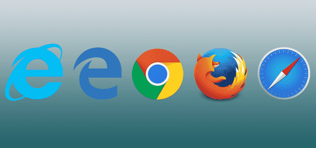 Browser logos Most popular browsers of 2020