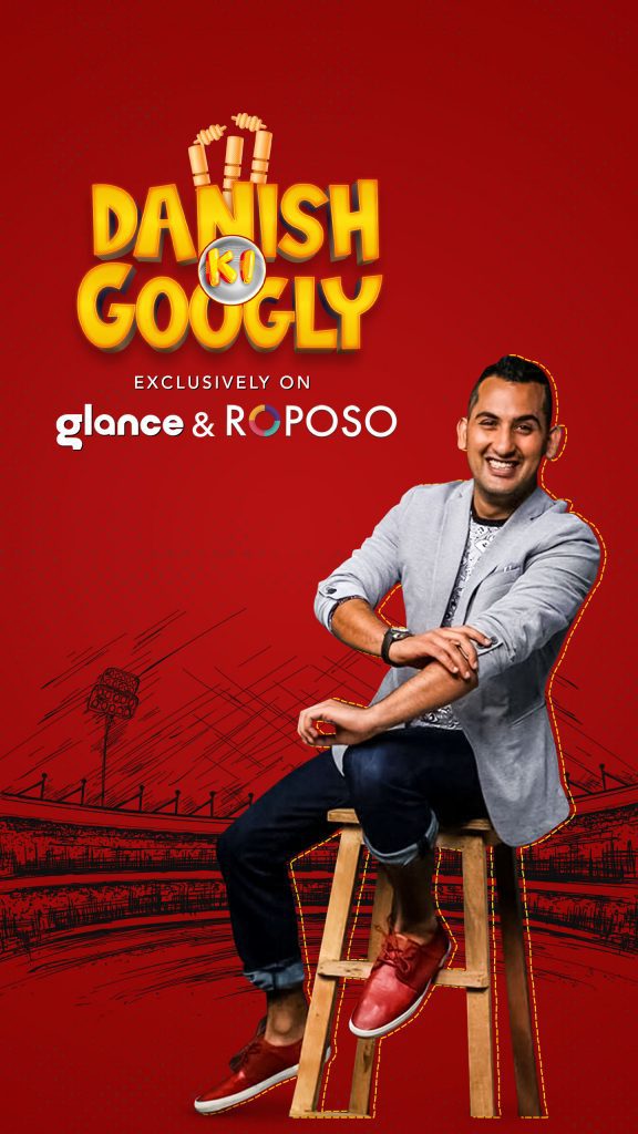 Glance Launched Its First Exclusive Cricketainment Series with Danish Sait on Roposo