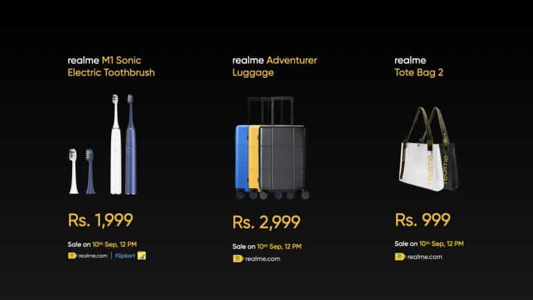 Realme launches a slew of 3 New Lifestyle products alongside the Realme 7 duo