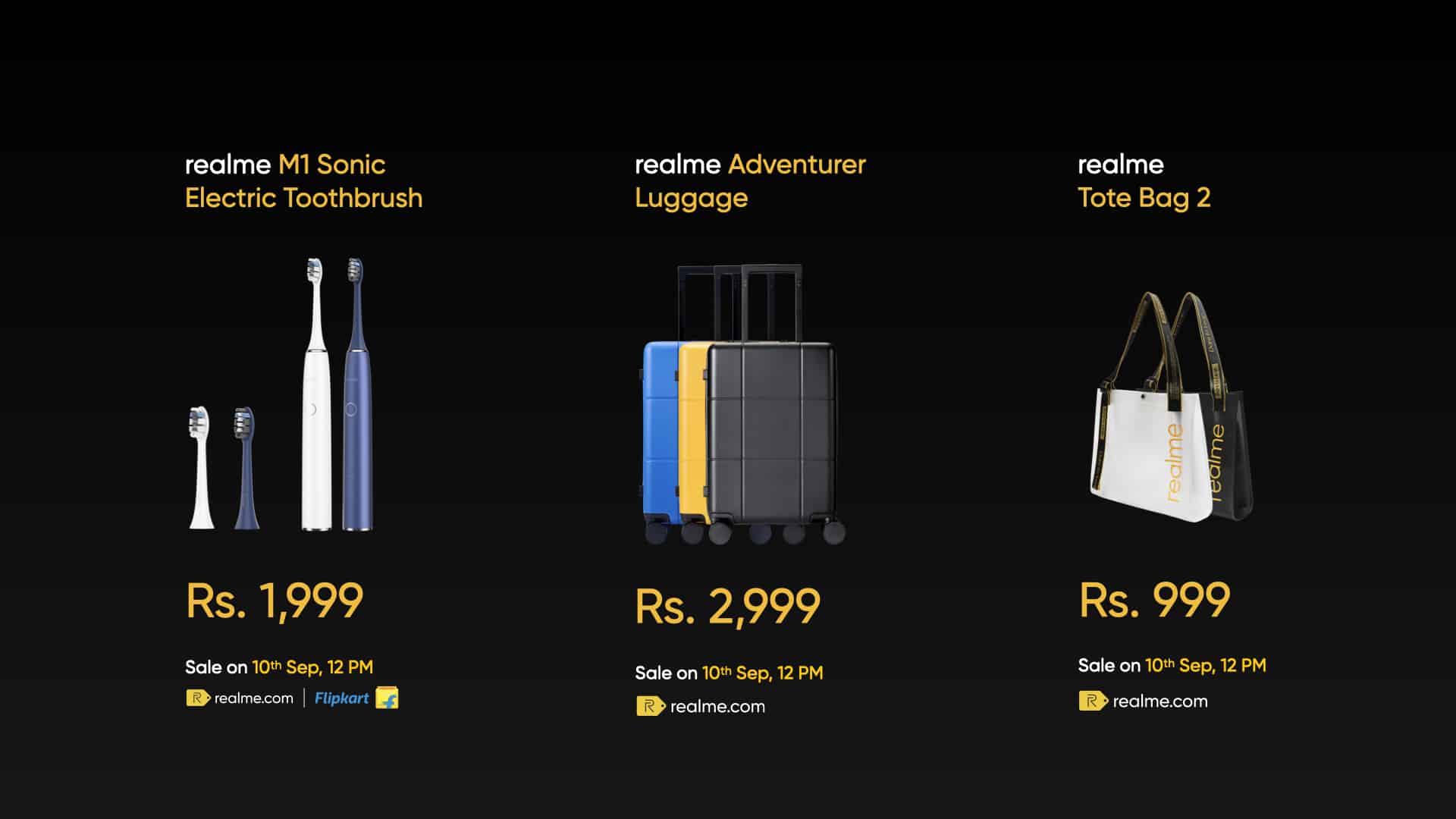 Realme launches a slew of 3 lifestyle products alongside the Realme 7 duo