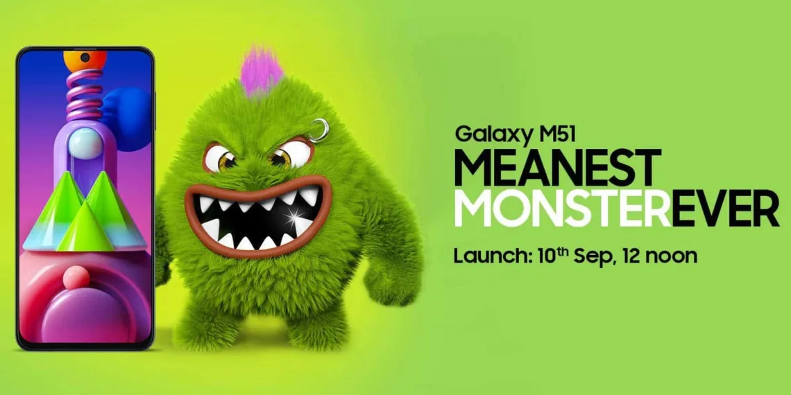 Samsung Galaxy M51 India Launch Set for September 10 in India