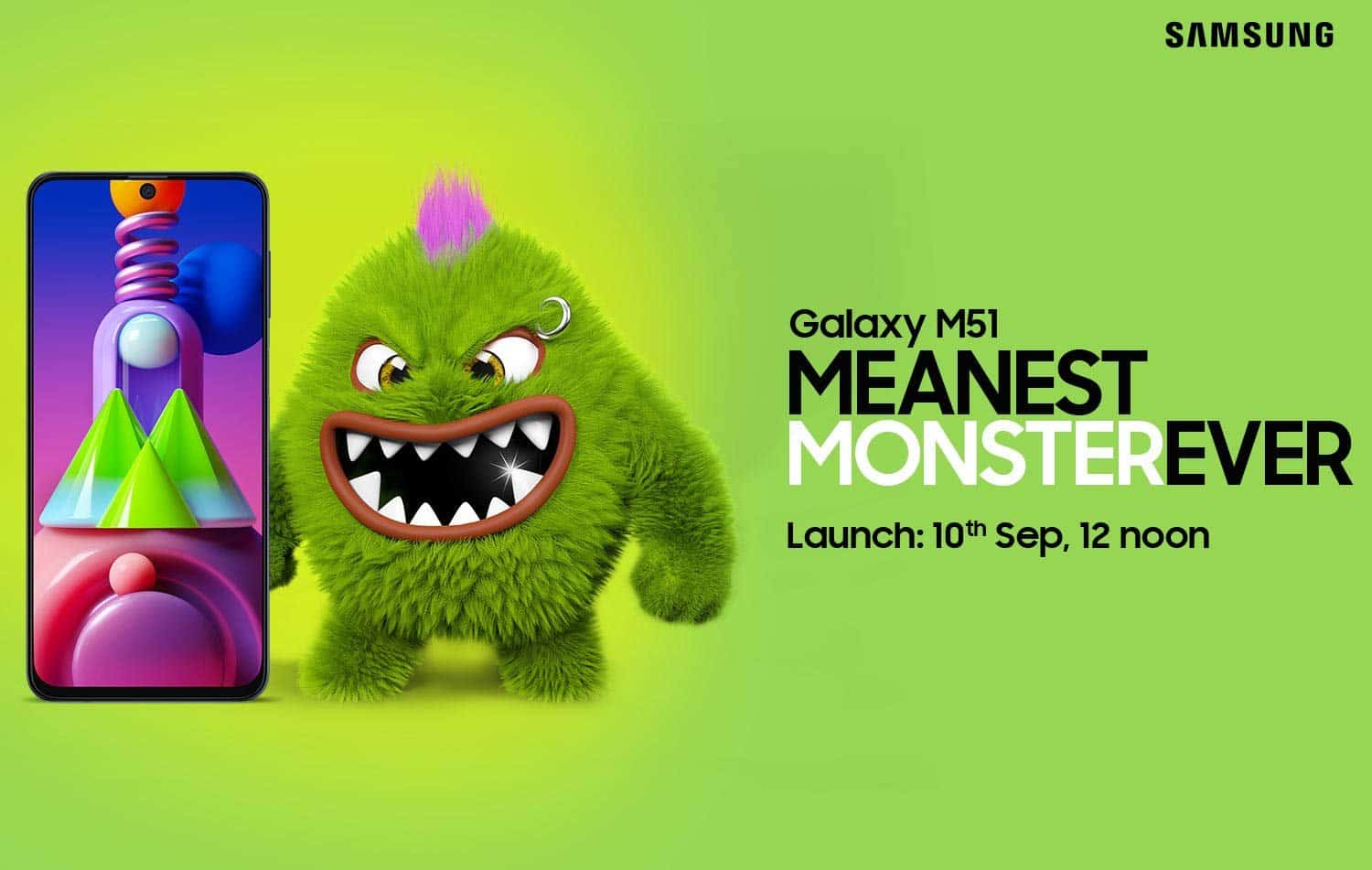Samsung Galaxy M51 India Launch Set for September 10 in India