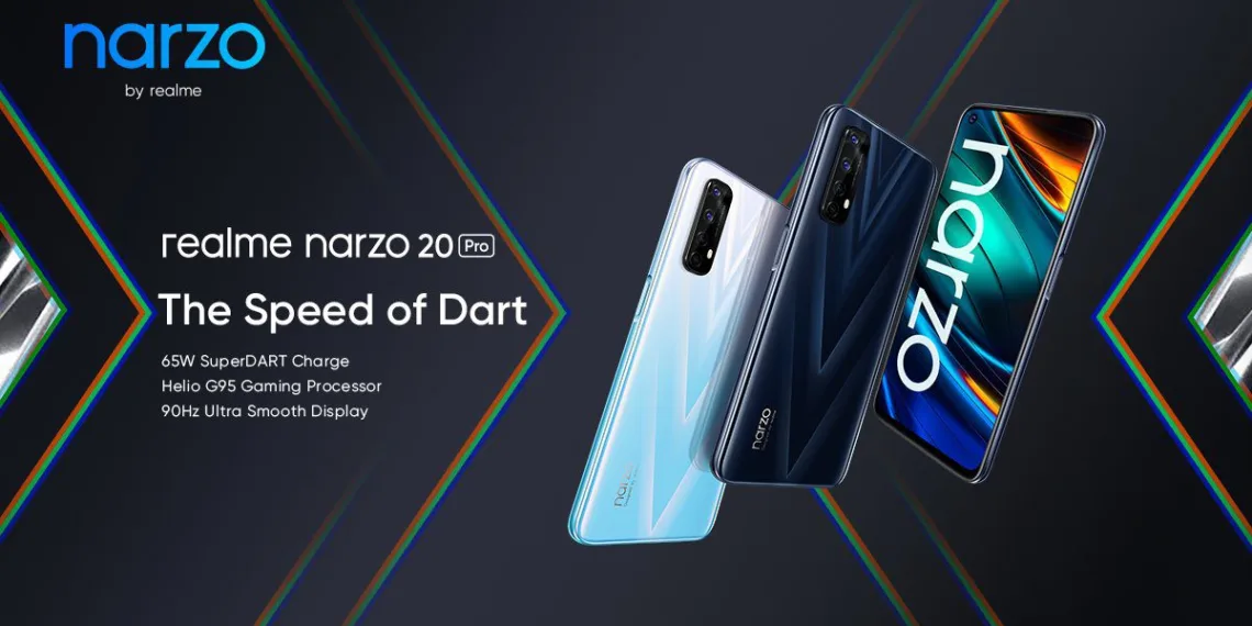 Realme Narzo 20 Pro officially launched with a 65W Super-Dart charger and Helio G95 processor