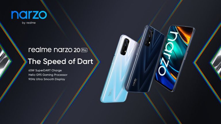 Realme Narzo 20 Pro officially launched with a 65W Super-Dart charger & Helio G95 processor