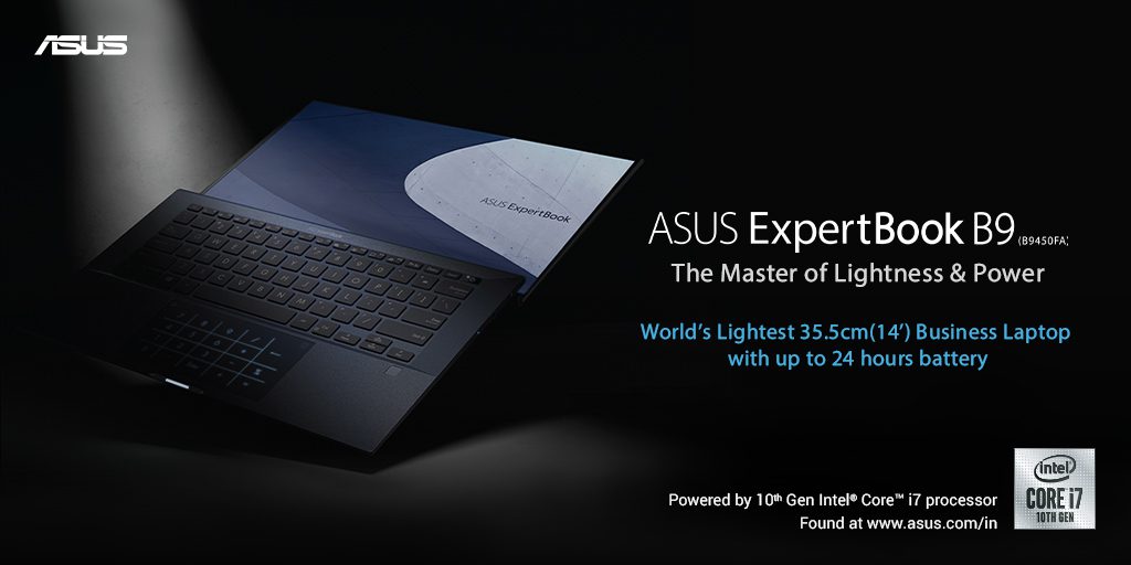 Asus ExpertBook B9450 - the world’s lightest business laptop starts at ₹ 1,02,228