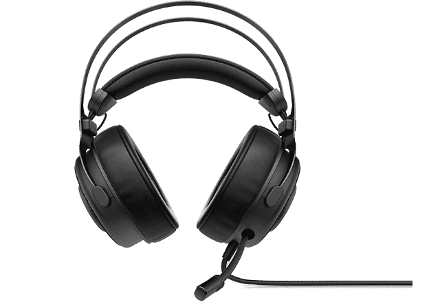 Foghorn ShadowBlack OMEN Headset Coreset Front HP's new omen headset lineup offers 7.1 channel surround audio with long comfort hours
