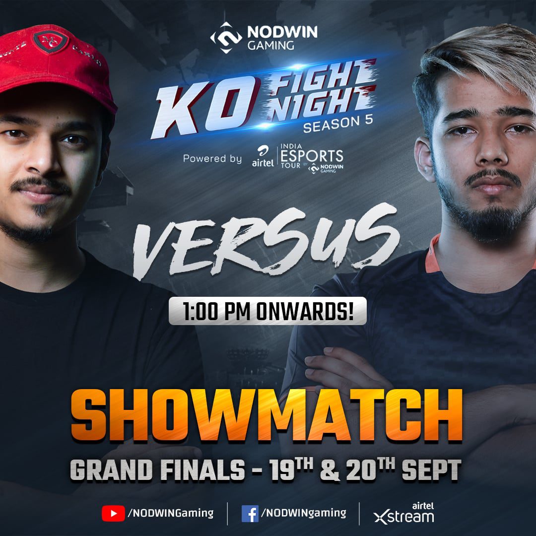 Grand Finale of NODWIN Gaming’s KO Fight Night From September 19-20
