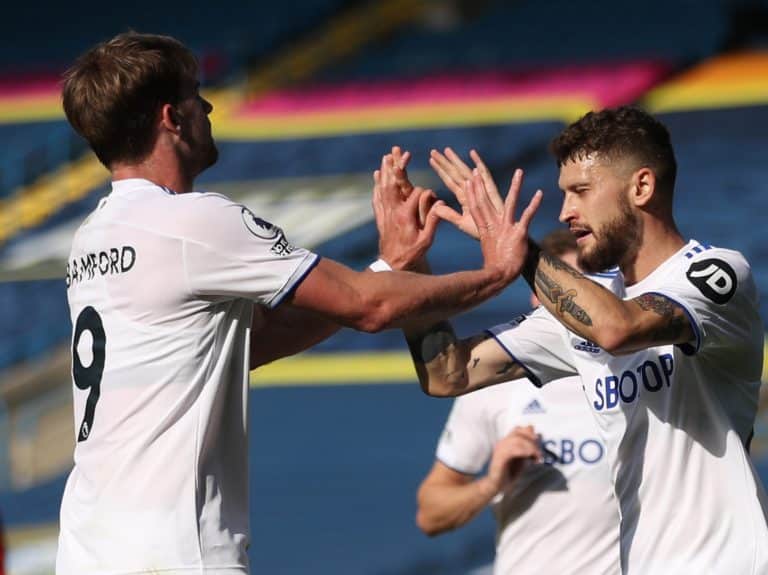 Leeds United achieve first Premier League victory in 16 years as Bielsa’s men score four against Fulham
