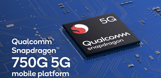Qualcomm snapdragon 750g 5g mobile platform graphic 5g badge 300dpi