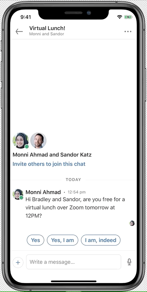 Reaction480 Linkedin receives a bunch of updates including stories, video chats, and new messaging tricks