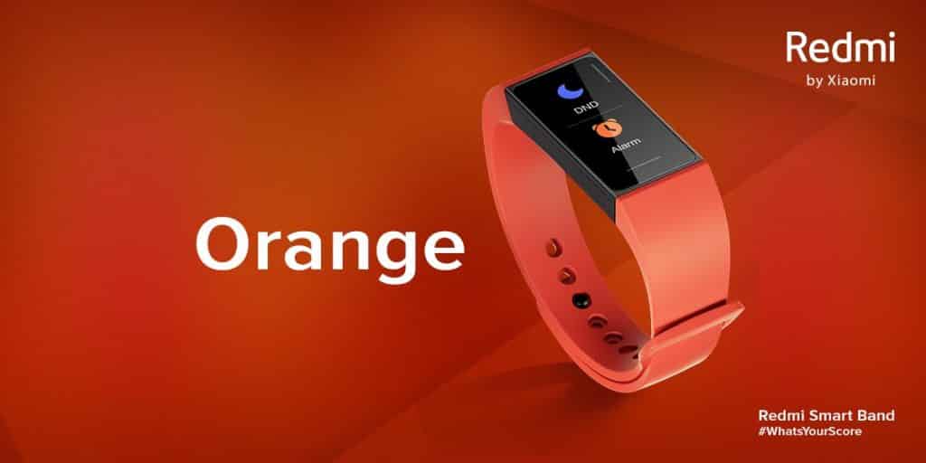 Redmi Smart Band - Orange_TechnoSPorts.co.in