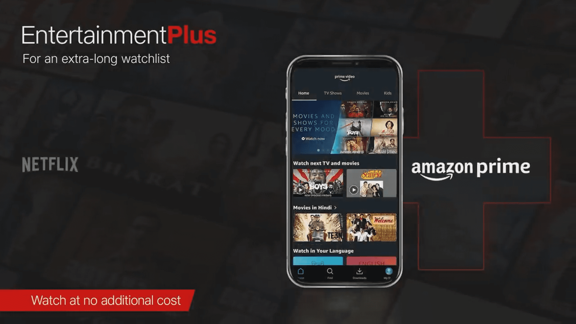 1-year Prime membership with all JioPostPaid Plus plans, at no extra cost