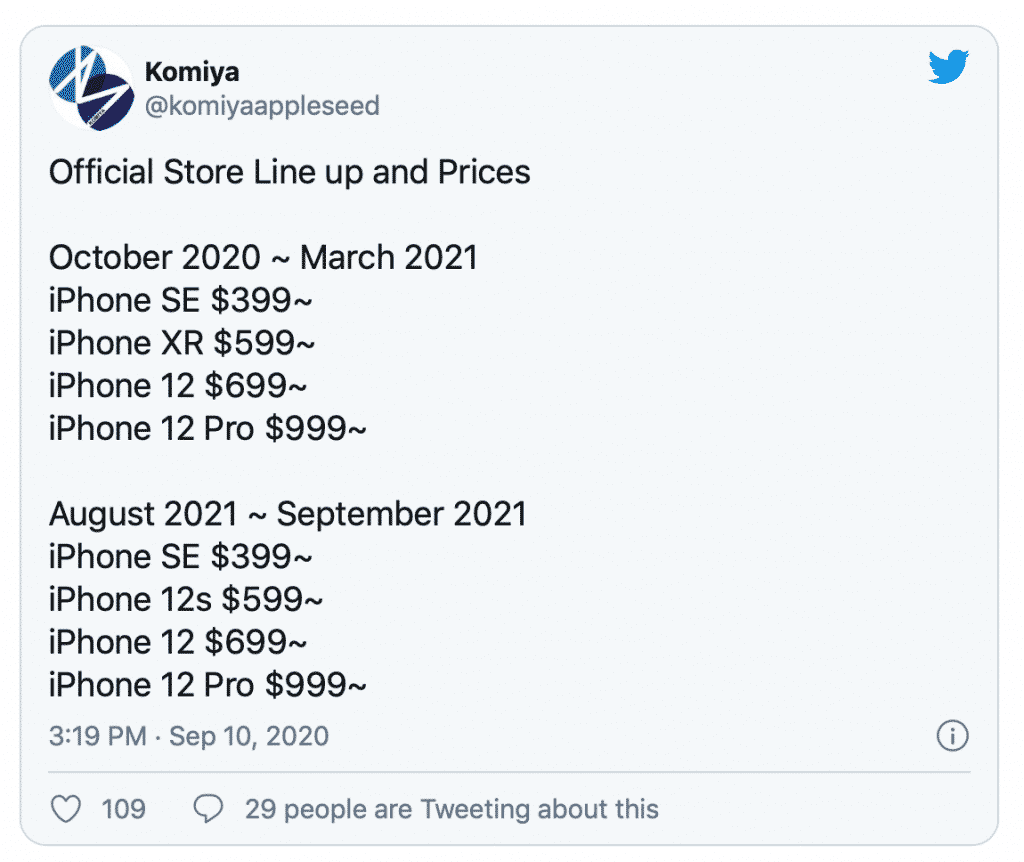 Screenshot 2020 09 10 at 19.58.23 Everything we know about the iPhone 12 series