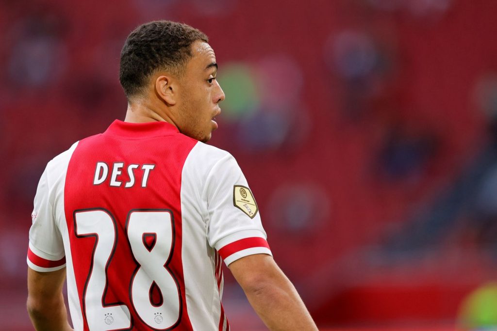 Sergino Dest 2 Barcelona looking to accelerate the signing of right-back Sergino Dest from Ajax