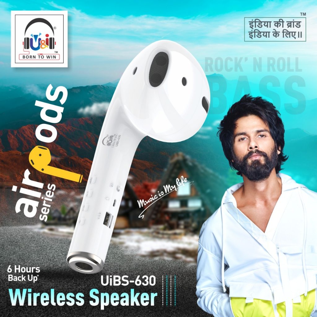 U&i expands its wireless speaker range, launches “Airpods”- unique earpods shaped Wireless Speaker