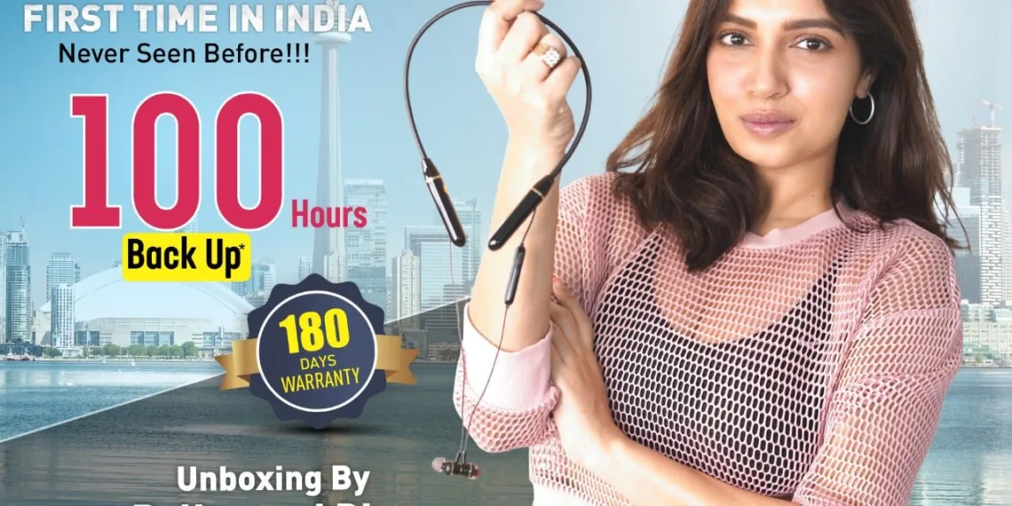 U&i ropes in Bollywood Actress Bhumi Pednekar to launch its New Wireless Neckband 'Bigger'