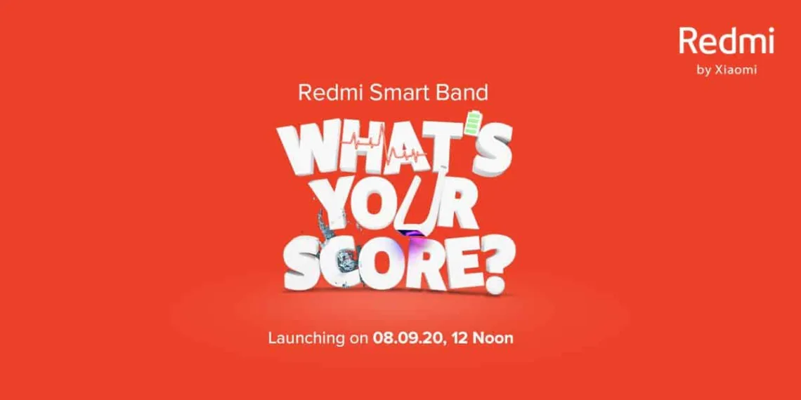 Xiaomi Redmi Smart Band will launch on 8th September_TechnoSports.co.in