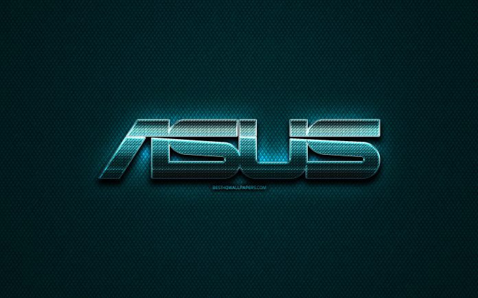 asus-glitter-logo-creative-blue-metal-background-asus-logo-brands