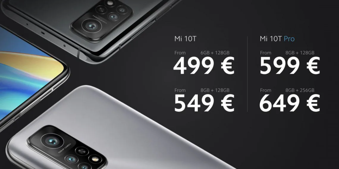 Xiaomi Mi 10T and Mi 10T Pro launched with SD865 and 144Hz adaptive displays