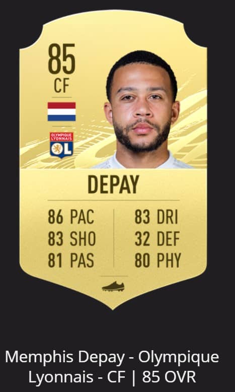 depay 1 Top 10 footballers with 5-star skill move in FIFA 21