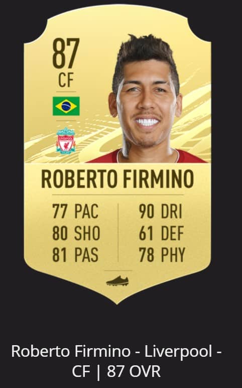 firmino Top 10 footballers with 5-star skill move in FIFA 21