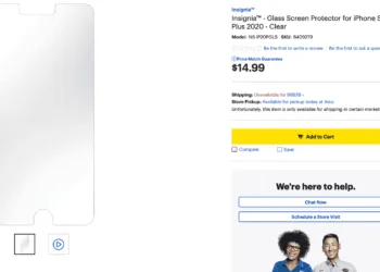 iPhone SE Plus 2020 screen protector spotted at Best Buy