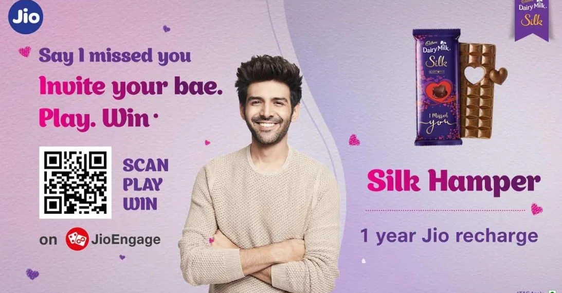Jio brings new Cadbury - Silk Miss You campaign on JioEngage