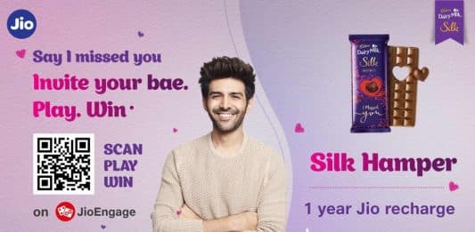 Jio brings new Cadbury - Silk Miss You campaign on JioEngage