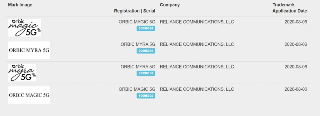 jio1 Reliance to bring Jio Orbic Myra 5G, Orbic Magic 5G, and Orbic Myra, listed for FCC certification