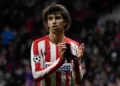 Atletico Madrid's Portuguese forward Joao Felix applauds  during the UEFA Champions League football match between Club Atletico de Madrid and Lokomotiv Moscow at the Wanda Metropolitano stadium in Madrid on December 11, 2019. (Photo by PIERRE-PHILIPPE MARCOU / AFP) (Photo by PIERRE-PHILIPPE MARCOU/AFP via Getty Images)